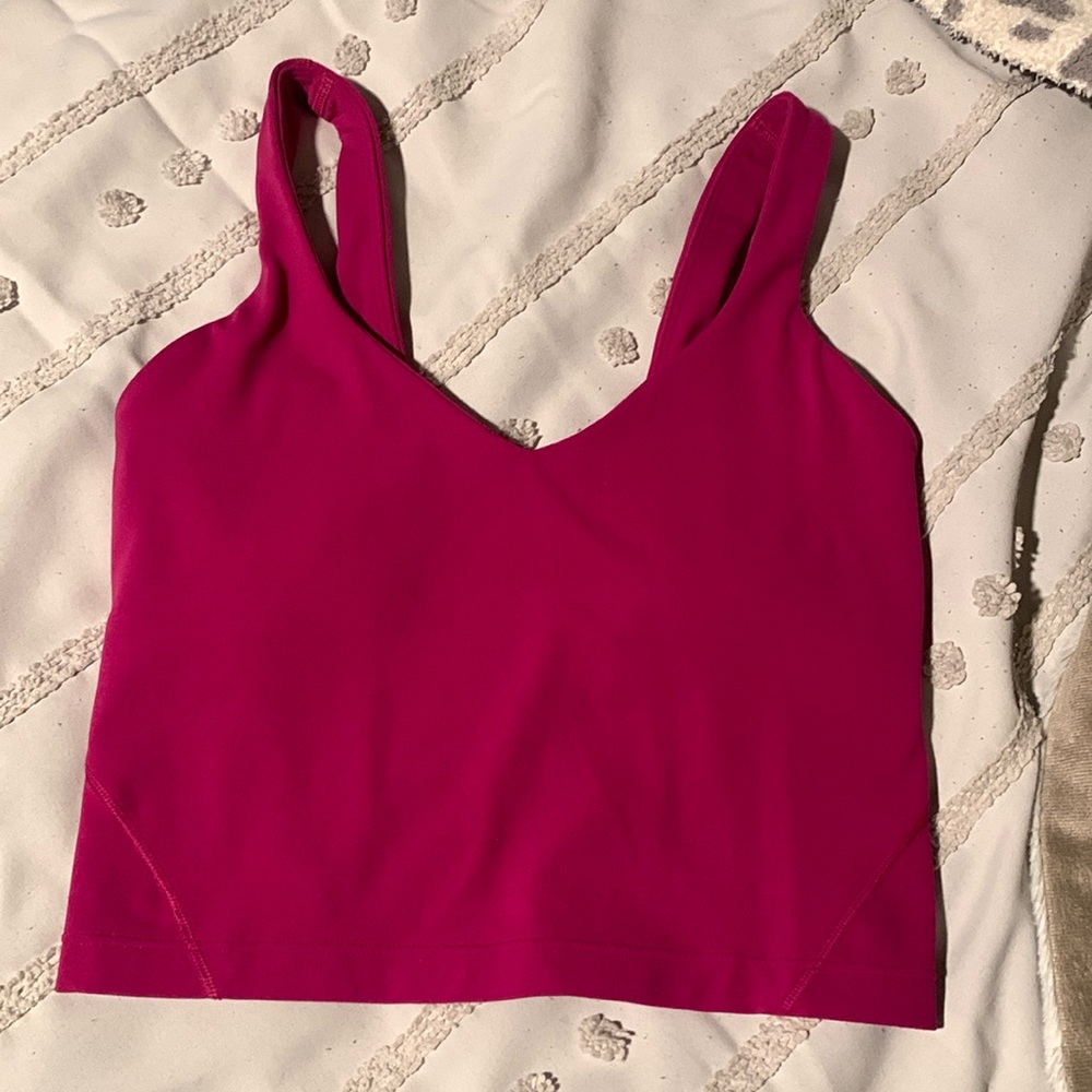 Magenta purple align tank